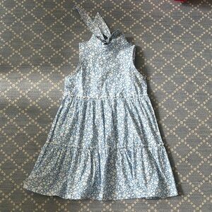 Floral Blue Kids Dress